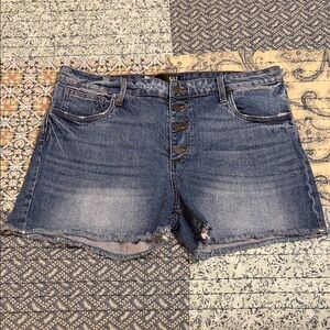 KUT Women's Blue Denim Shorts, Size 14